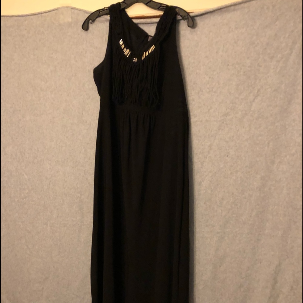 NY Collection black sleeveless dress!